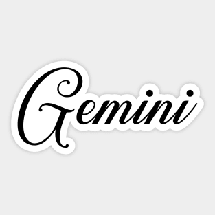 Gemini Sticker